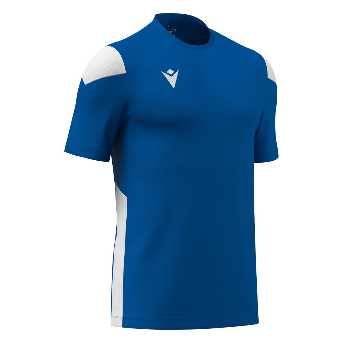Macron Polis Shirt - Royal Blue/White