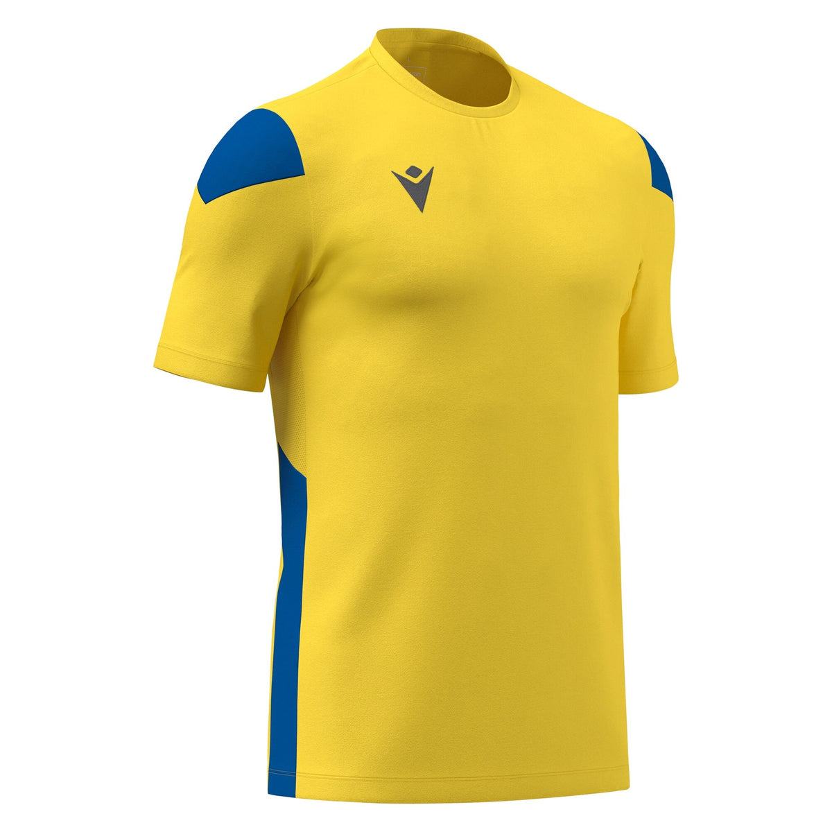 Macron Polis Shirt - Yellow/Royal Blue