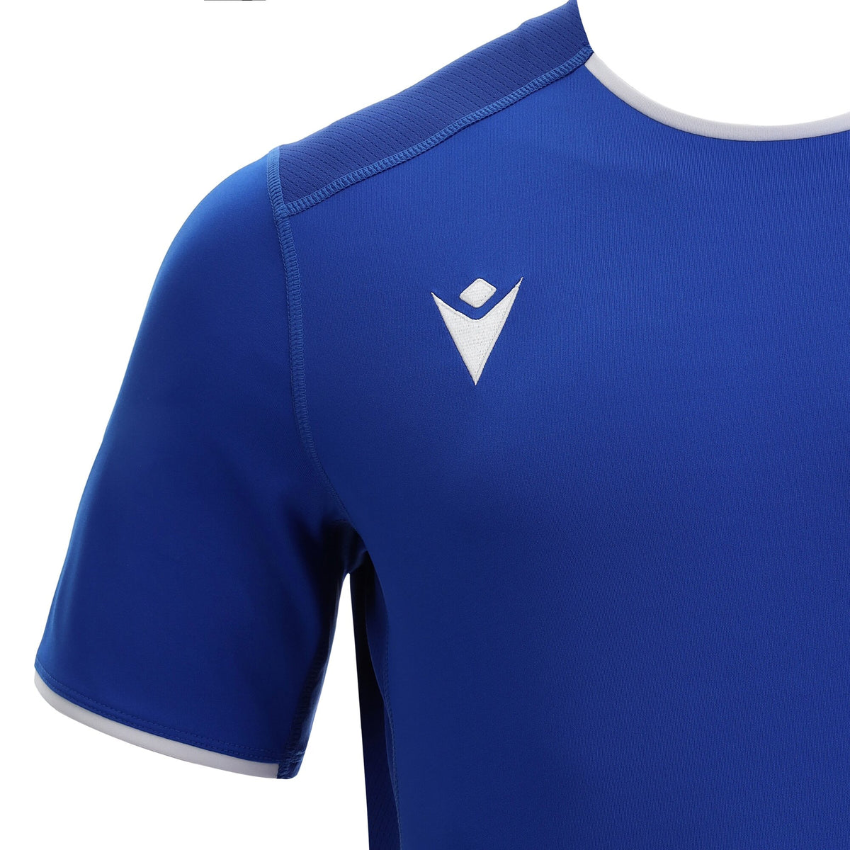 Macron Rhodium Eco Shirt - Royal Blue/White