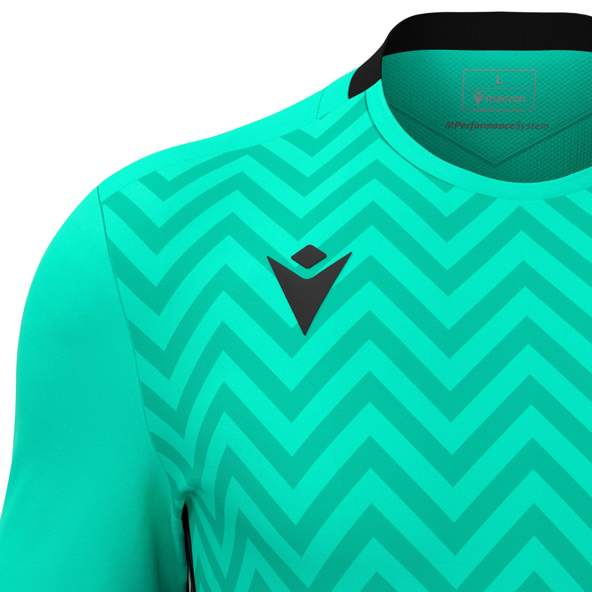 Macron Scorpio Eco Goalkeeper Shirt - Turquoise/Black