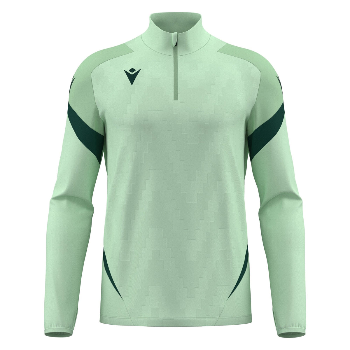 Macron Starfall 1/4 Zip Jersey - Mint/Bottle Green - view-10