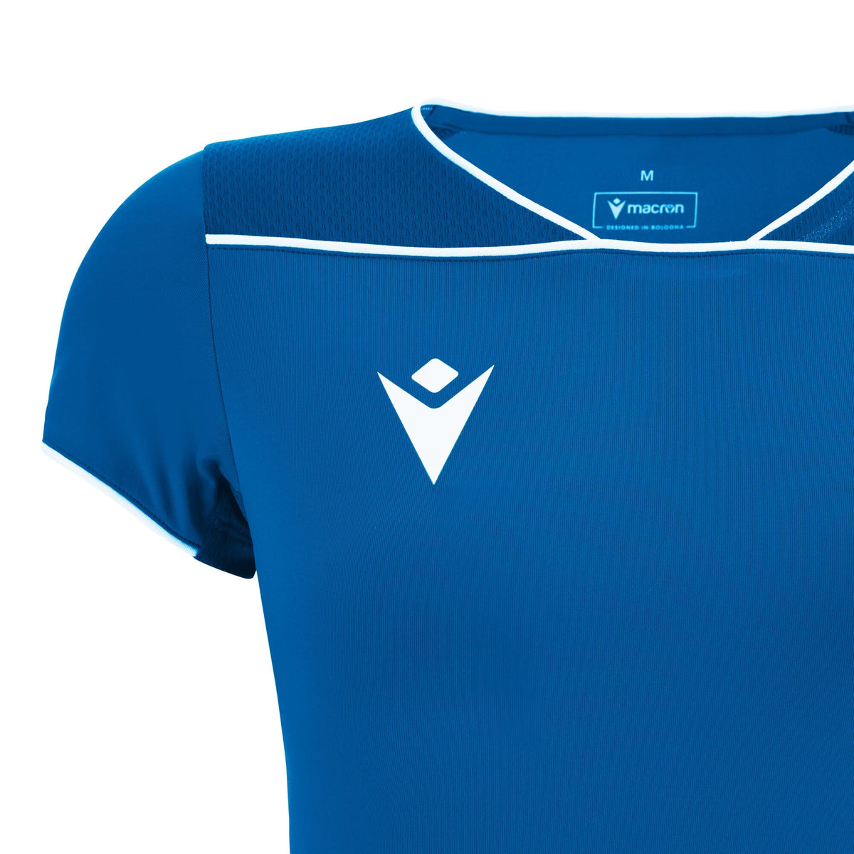 Macron Steel Eco Shirt - Royal Blue/White
