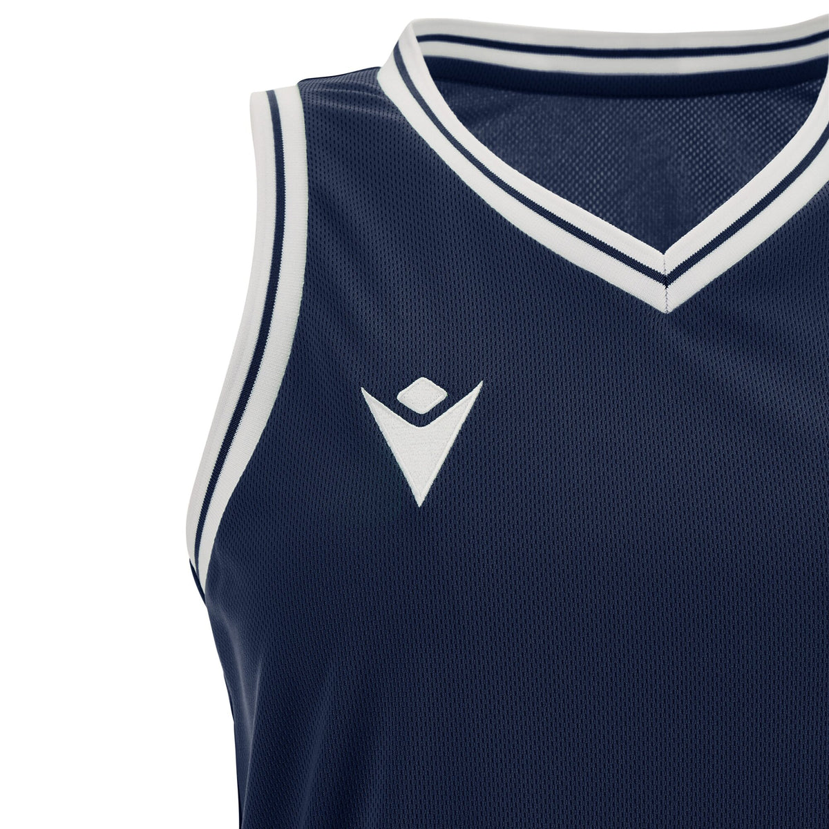 Macron Tellurium Eco Basketball Shirt - Navy/White