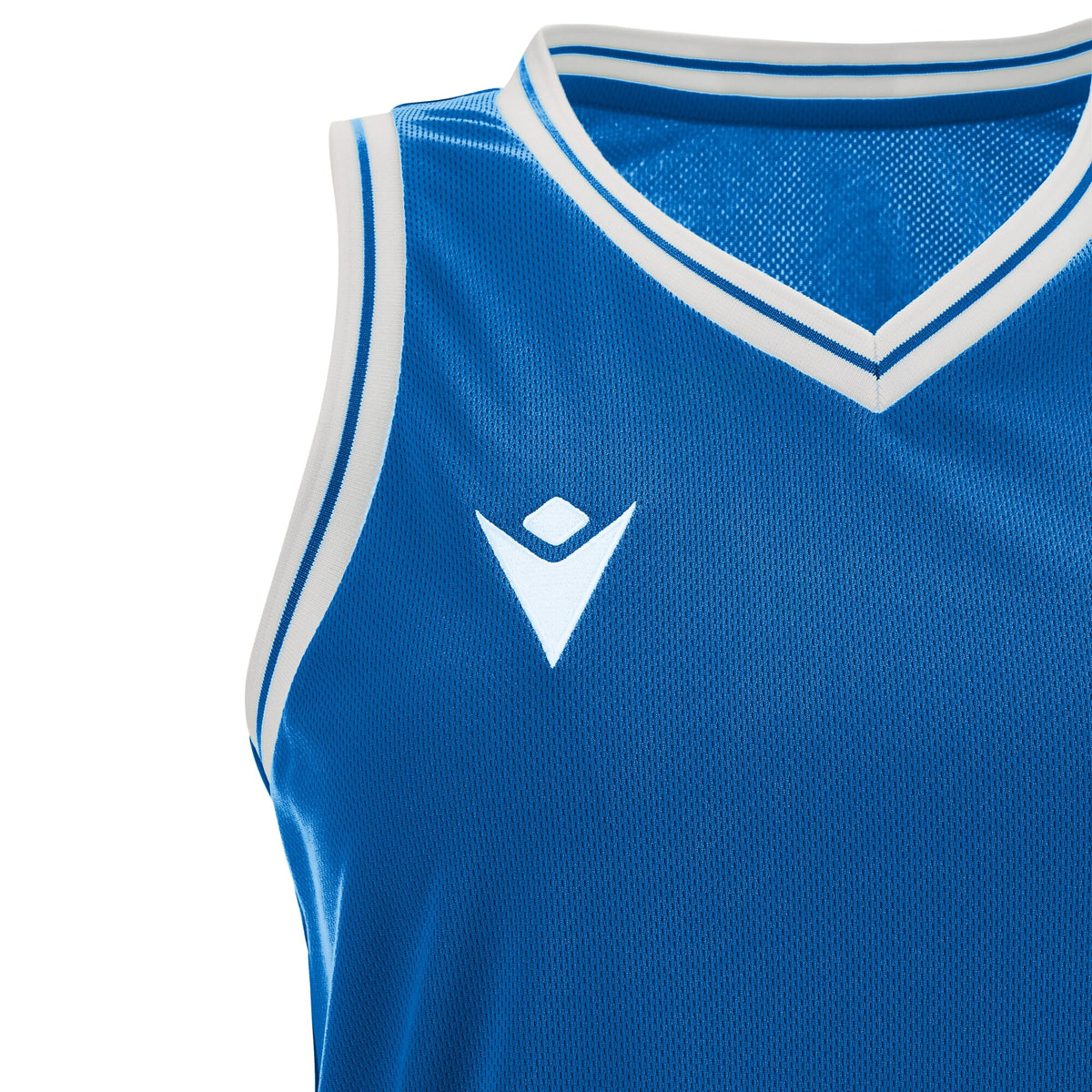 Macron Tellurium Eco Basketball Shirt - Royal Blue/White