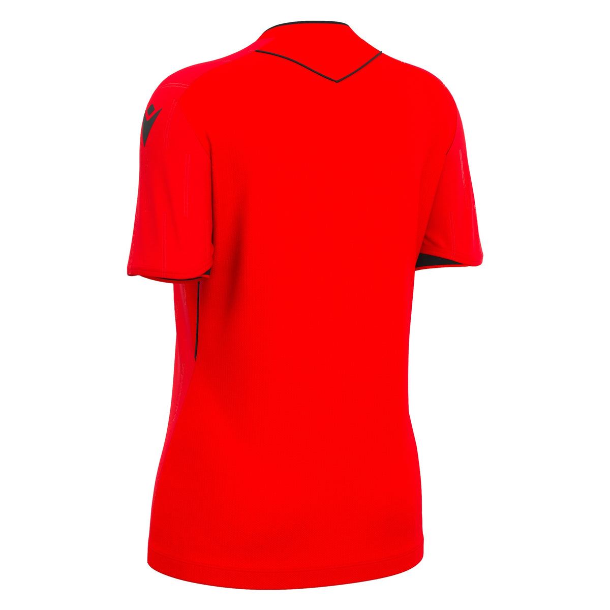 Macron Tess Eco Referee Shirt - Bright Red/Black