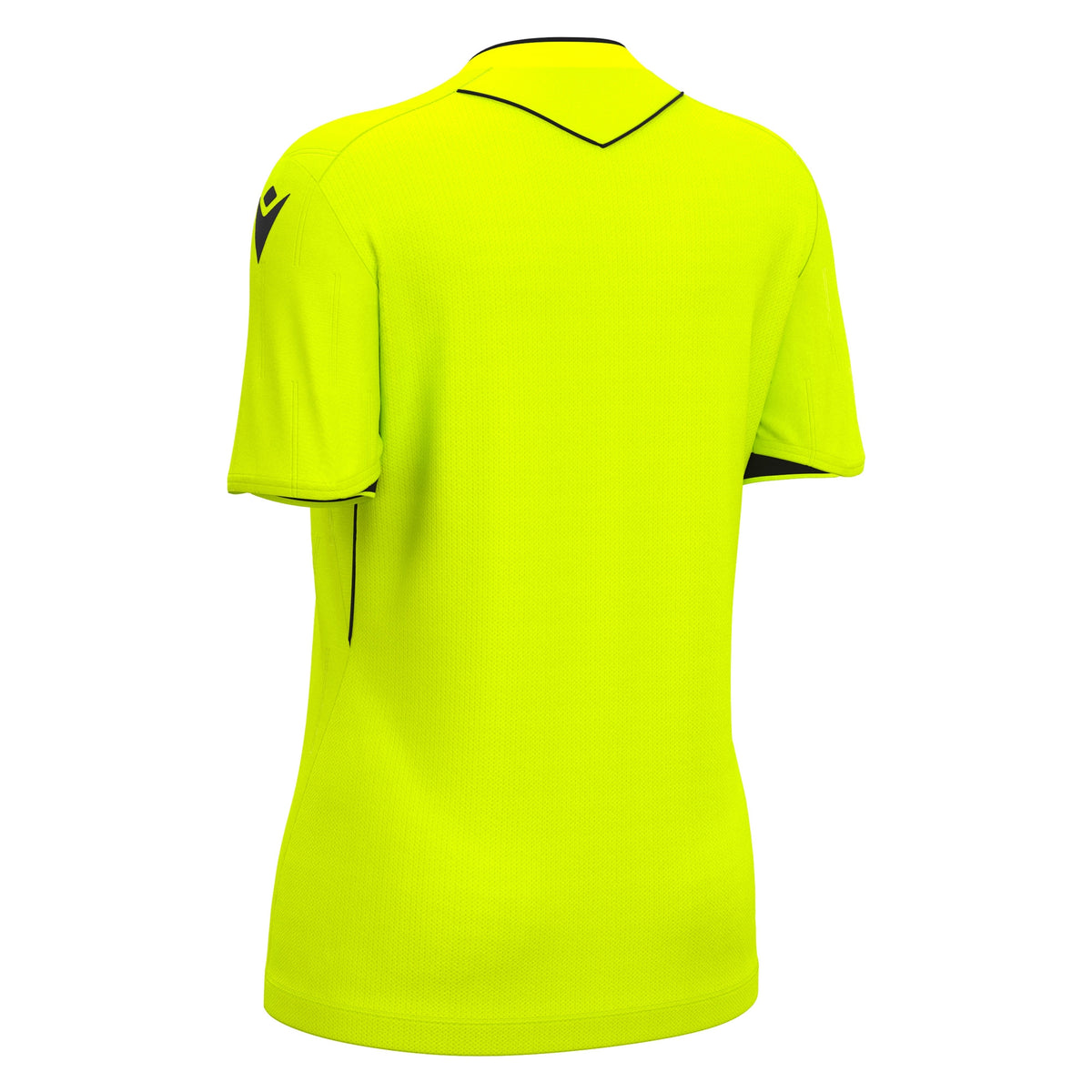 Macron Tess Eco Referee Shirt - Neon Yellow/Black