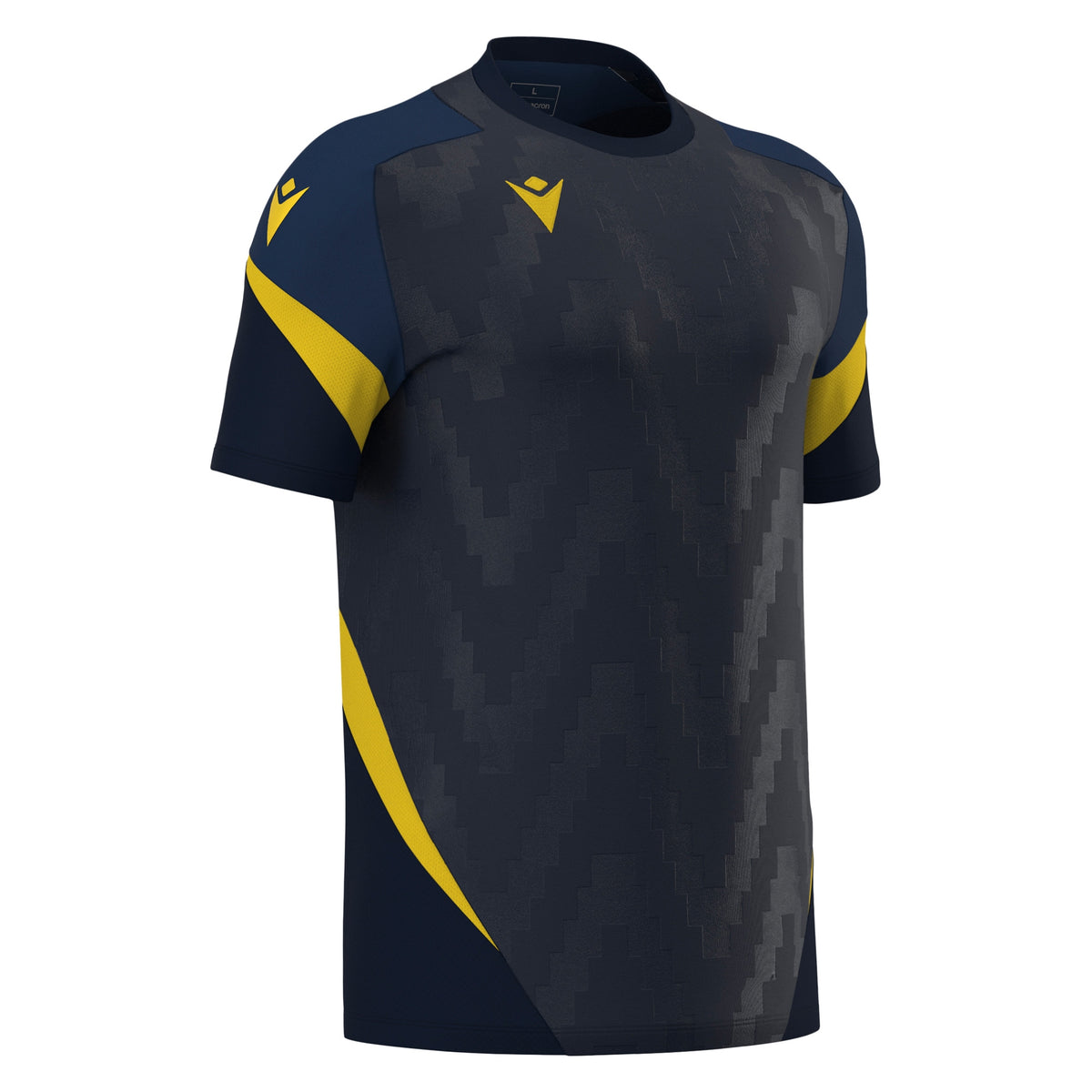 Macron Totem Shirt - Navy/Yellow