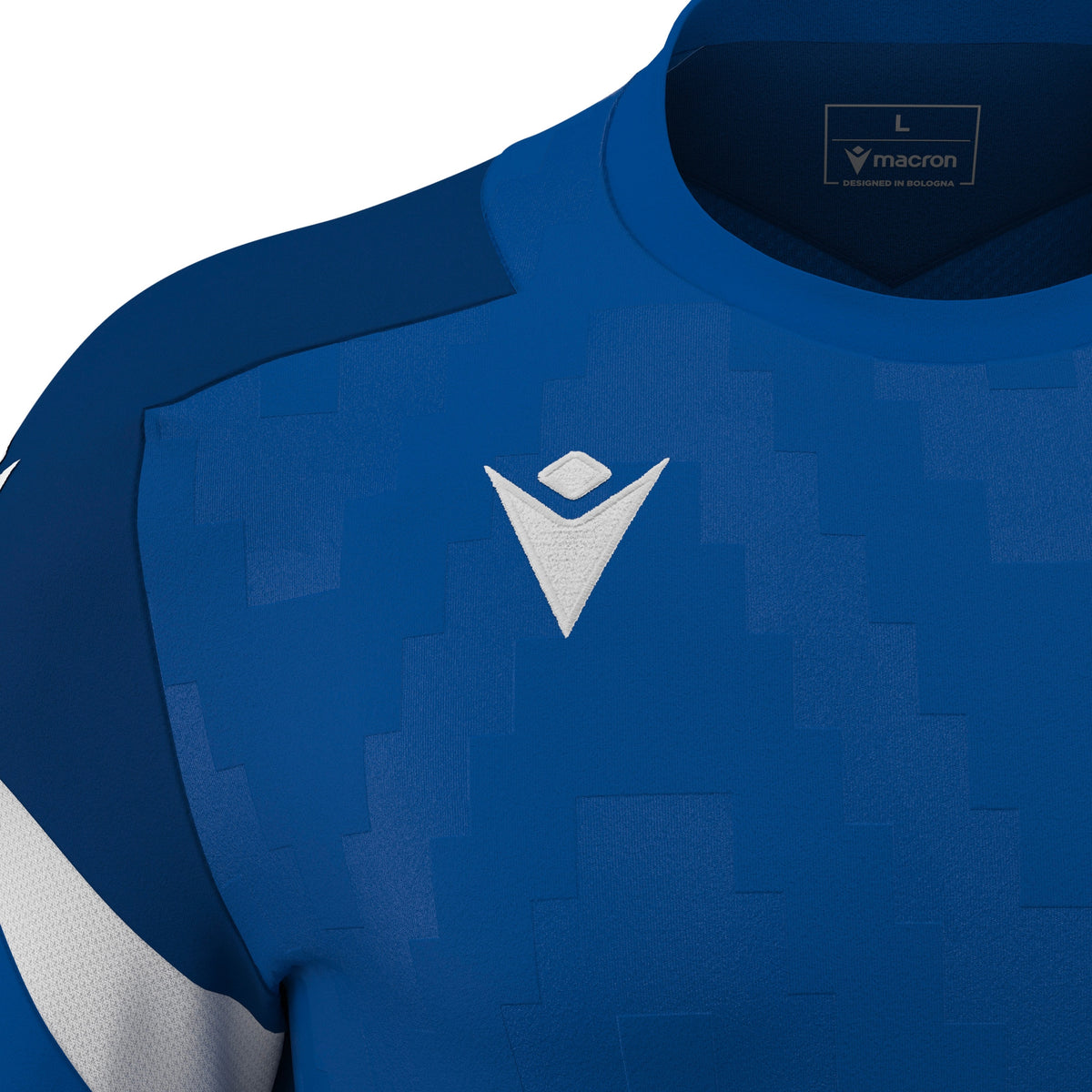 Macron Totem Shirt - Royal Blue/White