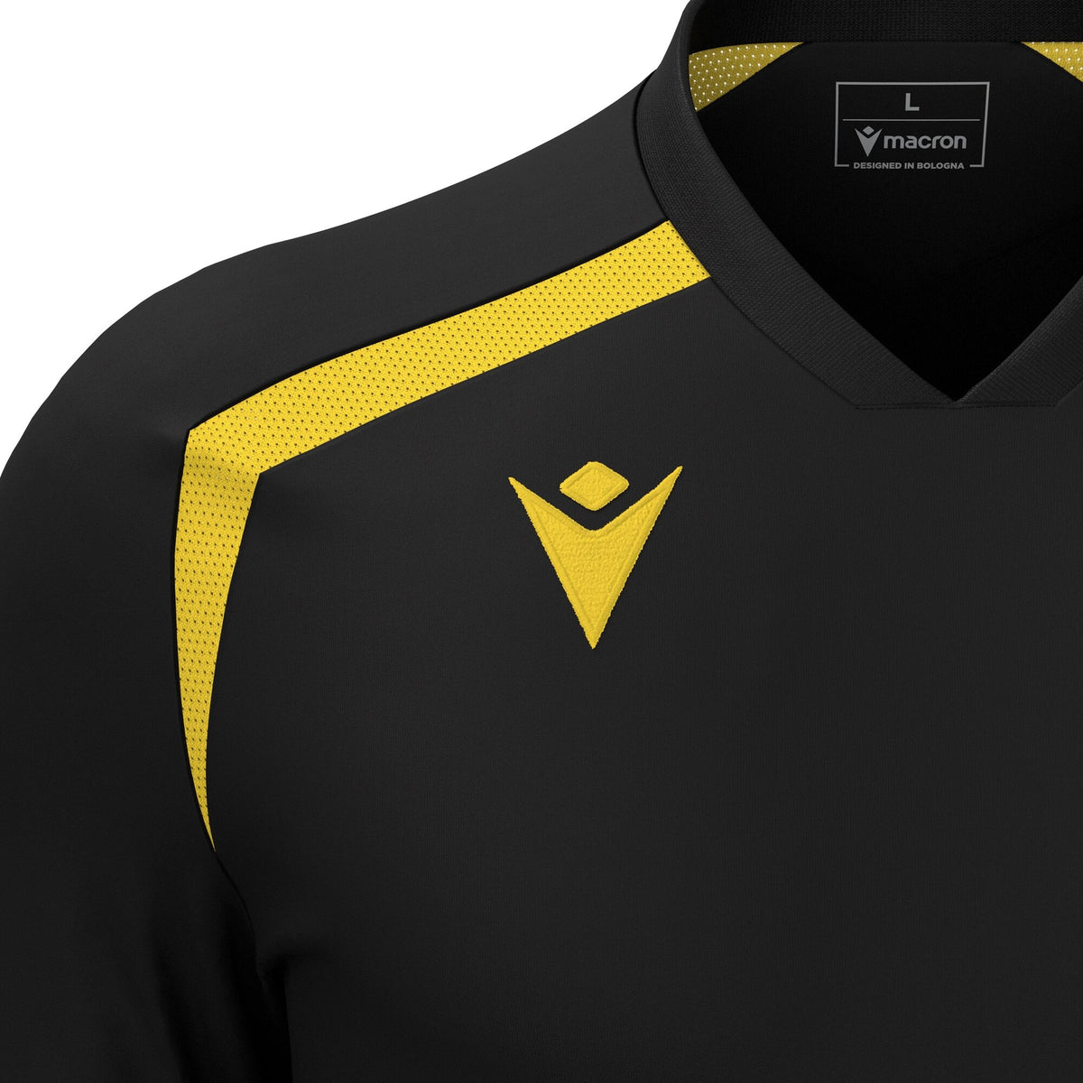 Macron Wyrm Shirt - Black/Yellow