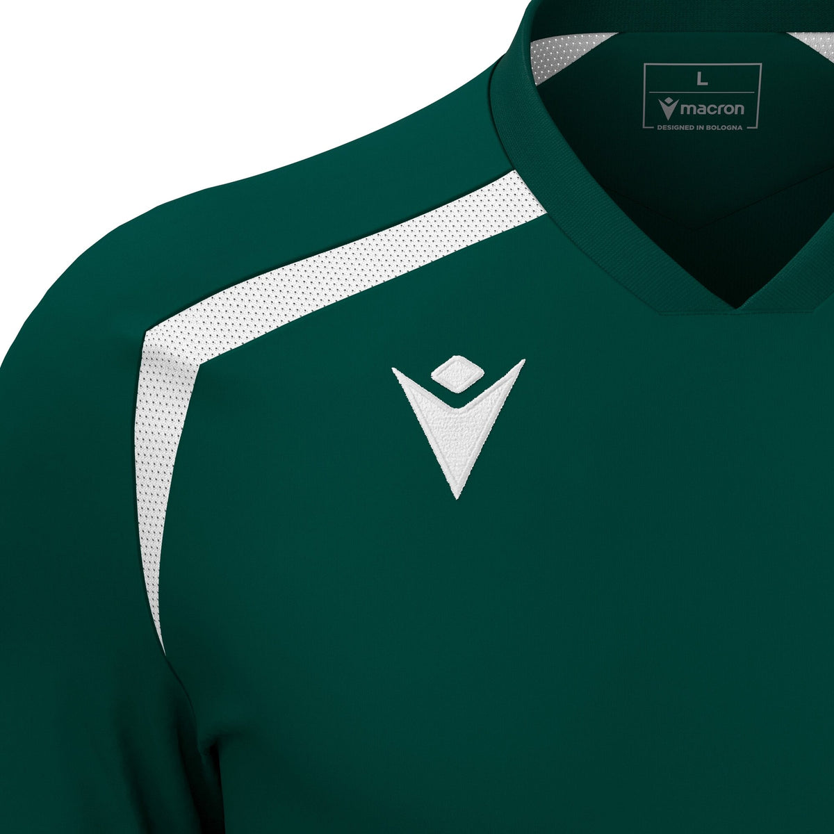 Macron Wyrm Shirt - Bottle Green/White