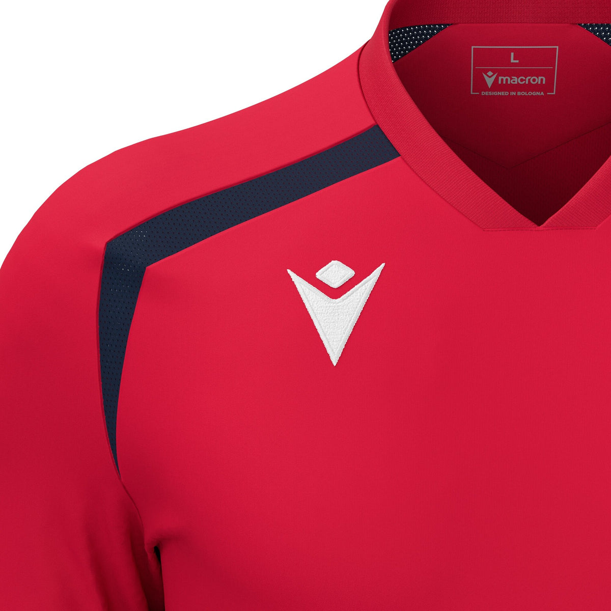 Macron Wyrm Shirt - Red/Navy