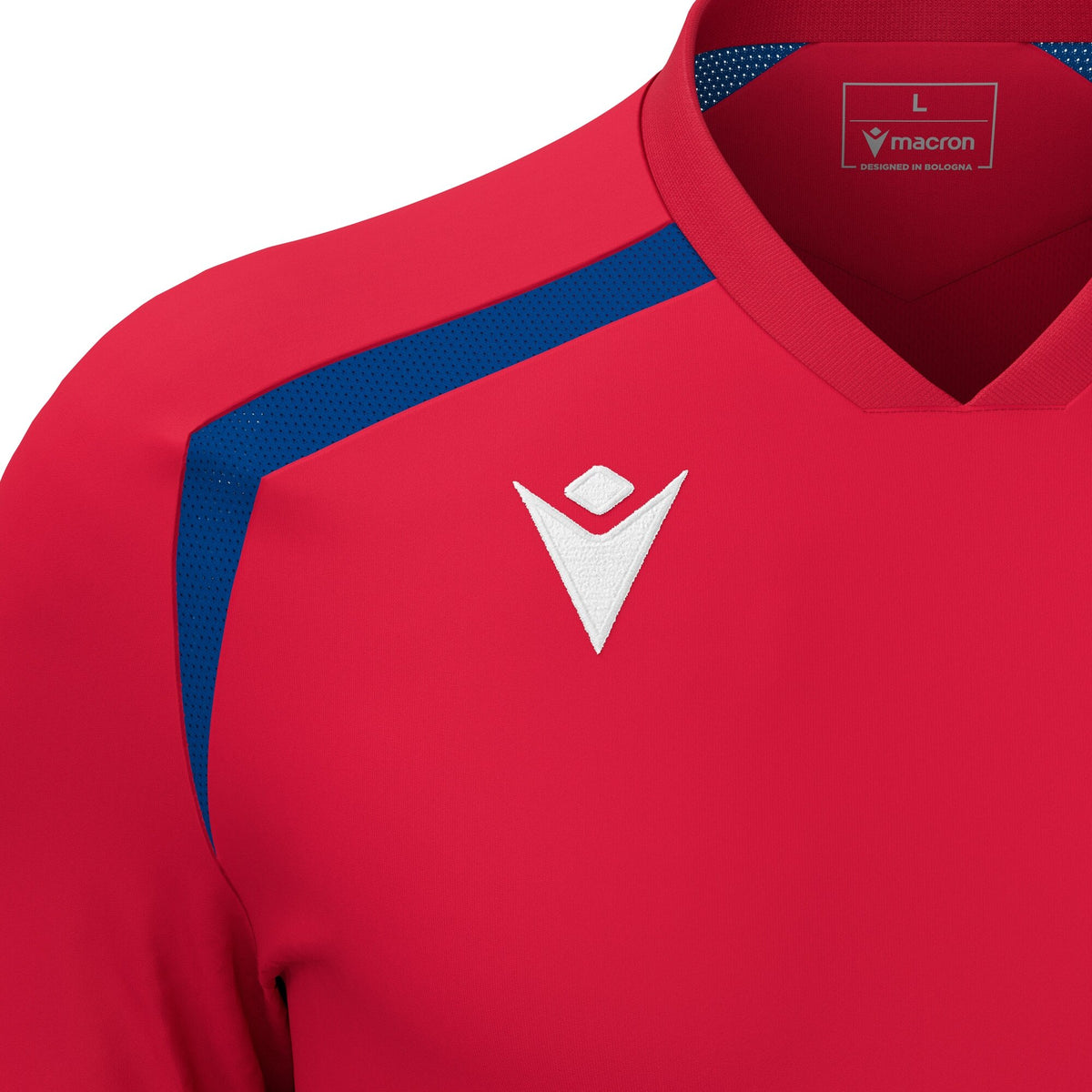 Macron Wyrm Shirt - Red/Royal Blue
