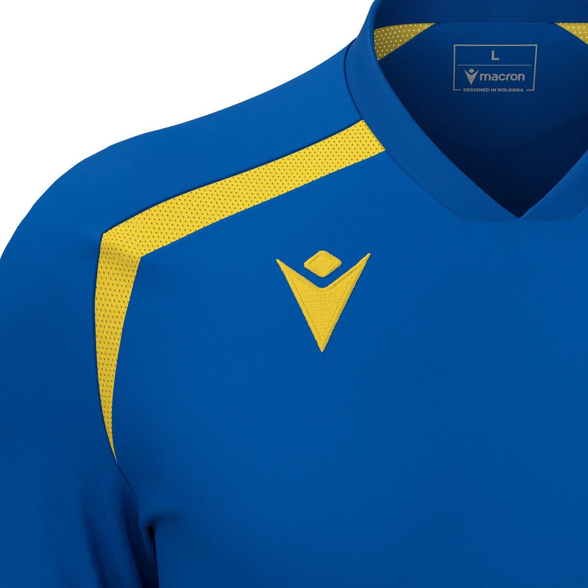 Macron Wyrm Shirt - Royal Blue/Yellow