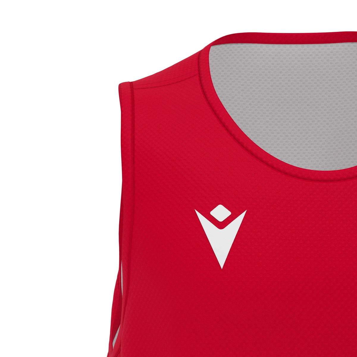 Macron X500 Reversible Basketball Shirt - Red/White