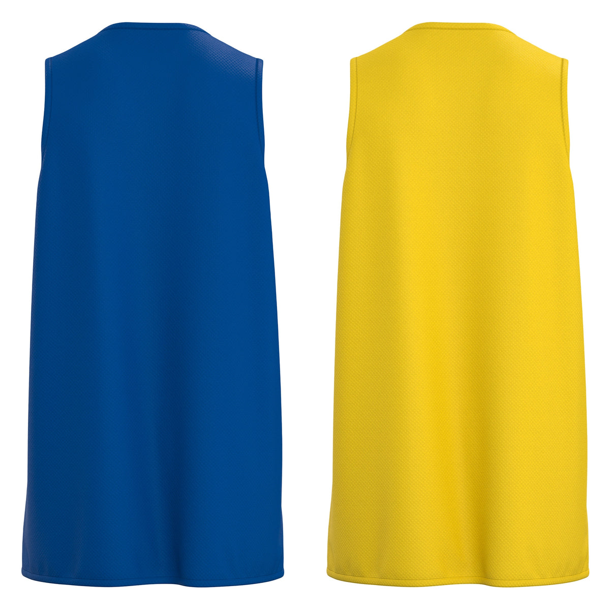 Macron X500 Reversible Basketball Shirt - Royal Blue/Yellow