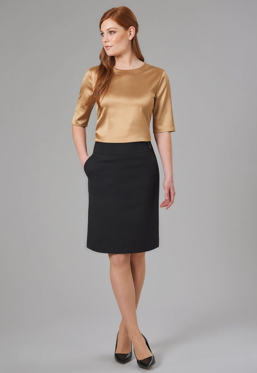 Brook Taverner Merchant Skirt in Black, image 3