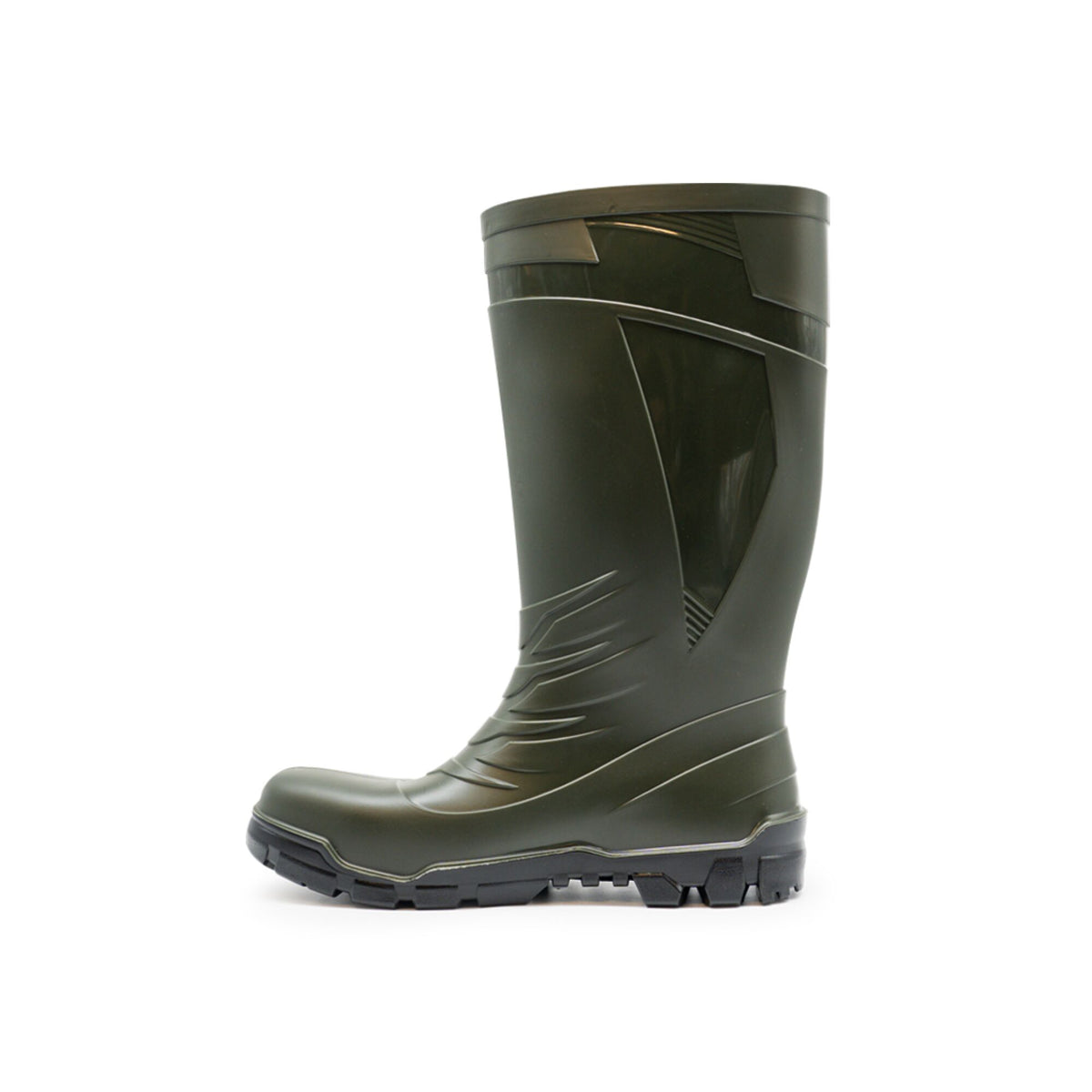 Xpert Swampmaster Vortex Non-Safety PVC Wellington Green, front view