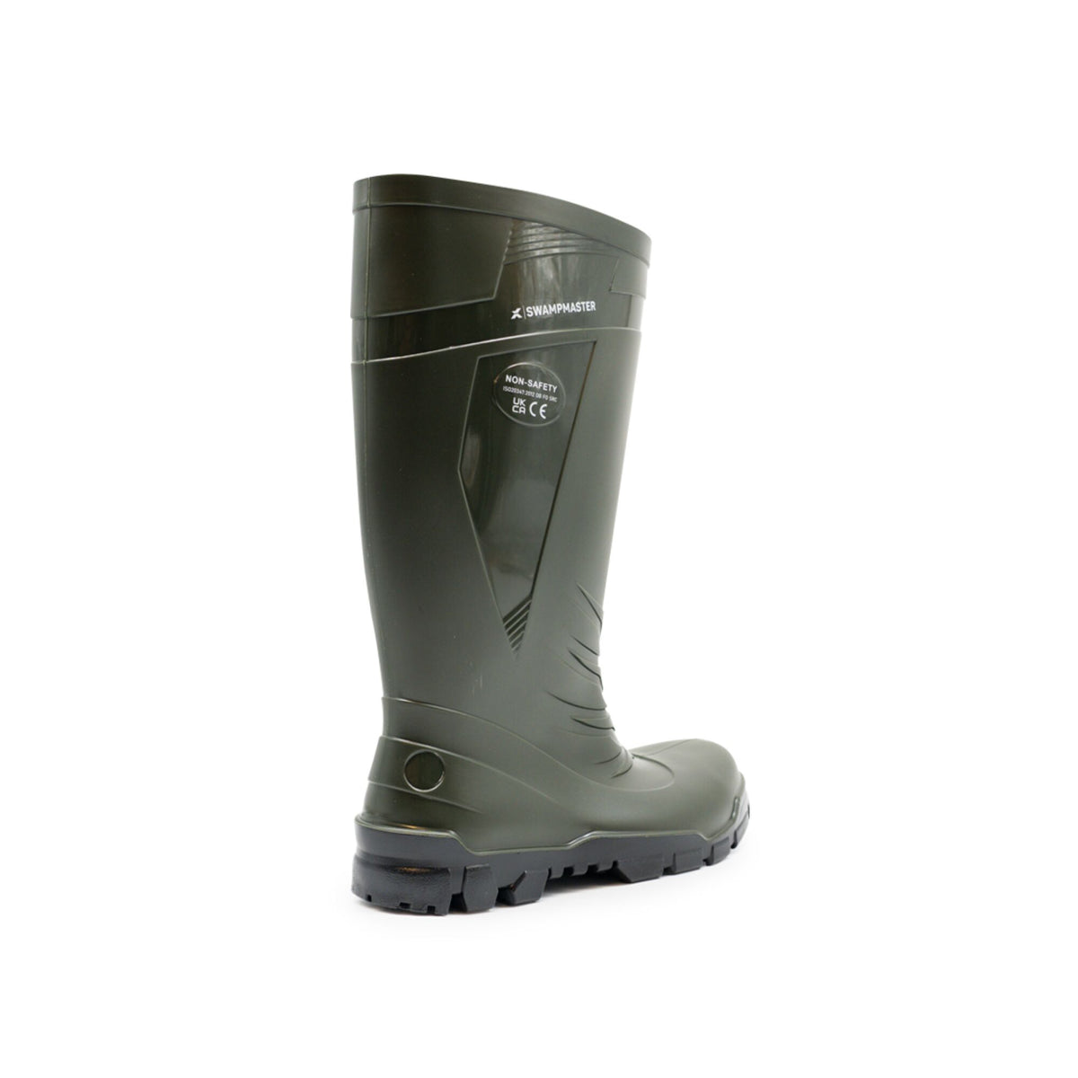 Xpert Swampmaster Vortex Non-Safety PVC Wellington Green, front view