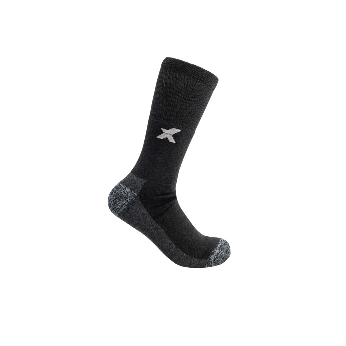 Xpert Core Comfort Work Sock One Pair Black, front view