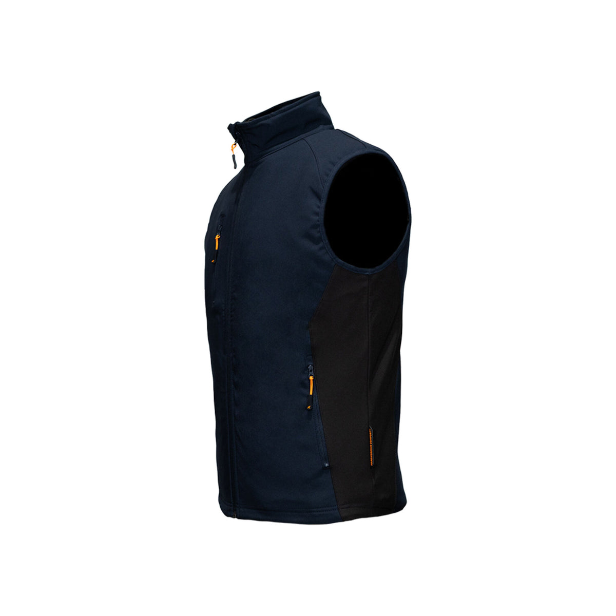 Xpert Core Softshell Bodywarmer Navy, front view
