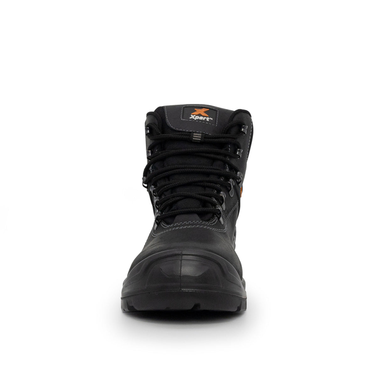 Xpert Typhoon Waterproof S3 Safety Boot Black, front view