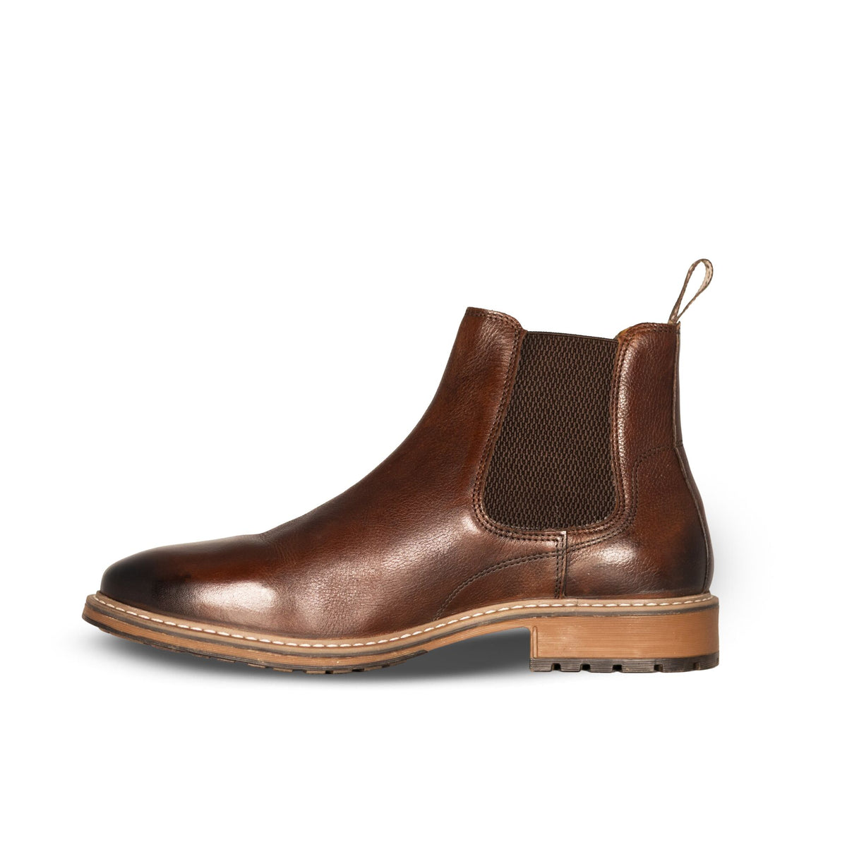 Xpert Heritage Dexter Chelsea Boot Brown, front view
