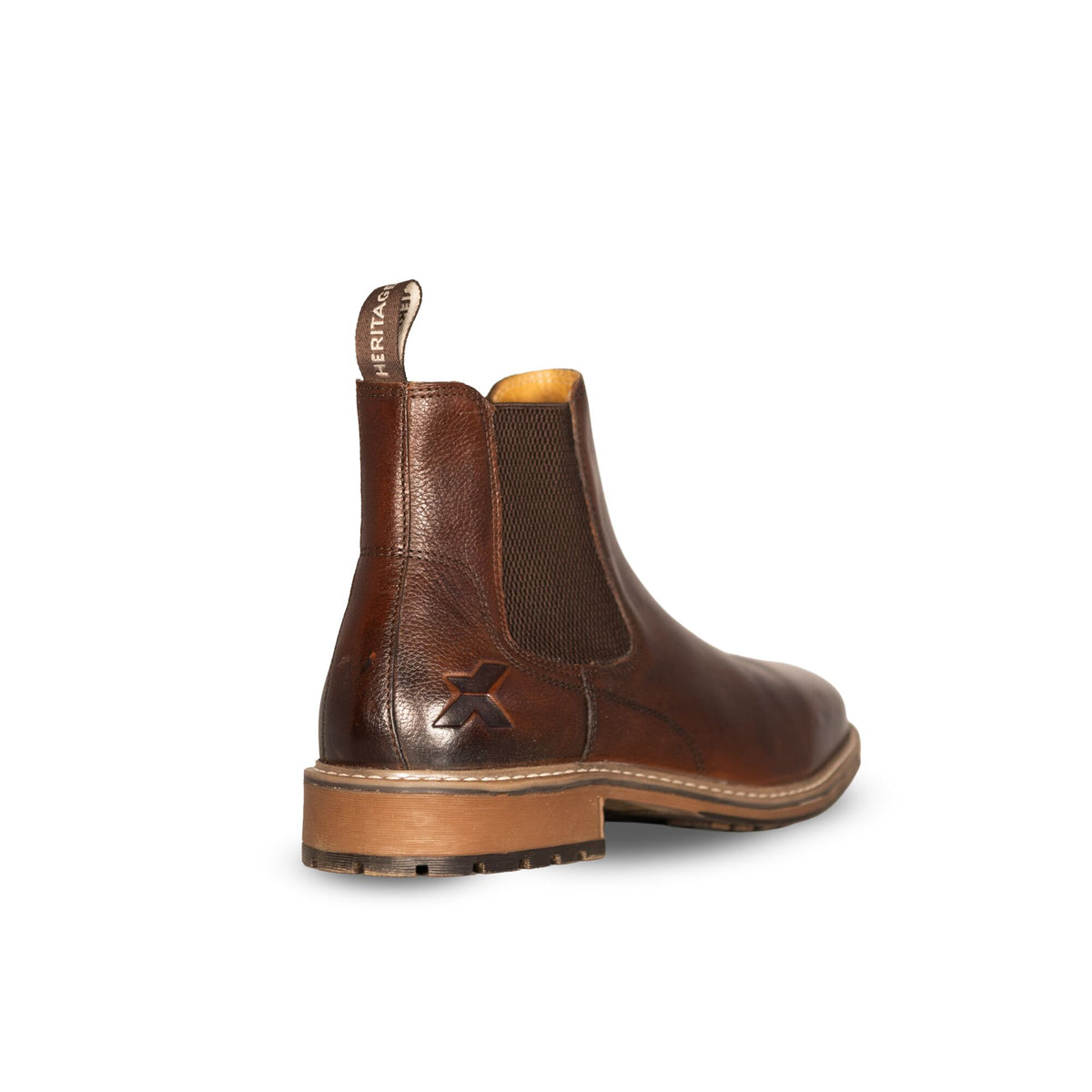 Xpert Heritage Dexter Chelsea Boot Brown, front view