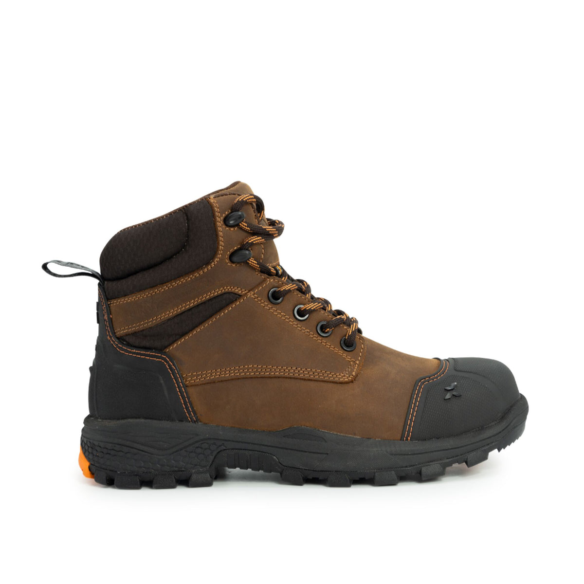 Xpert Pro Raptor Waterproof S7L Safety Boot Brown, front view