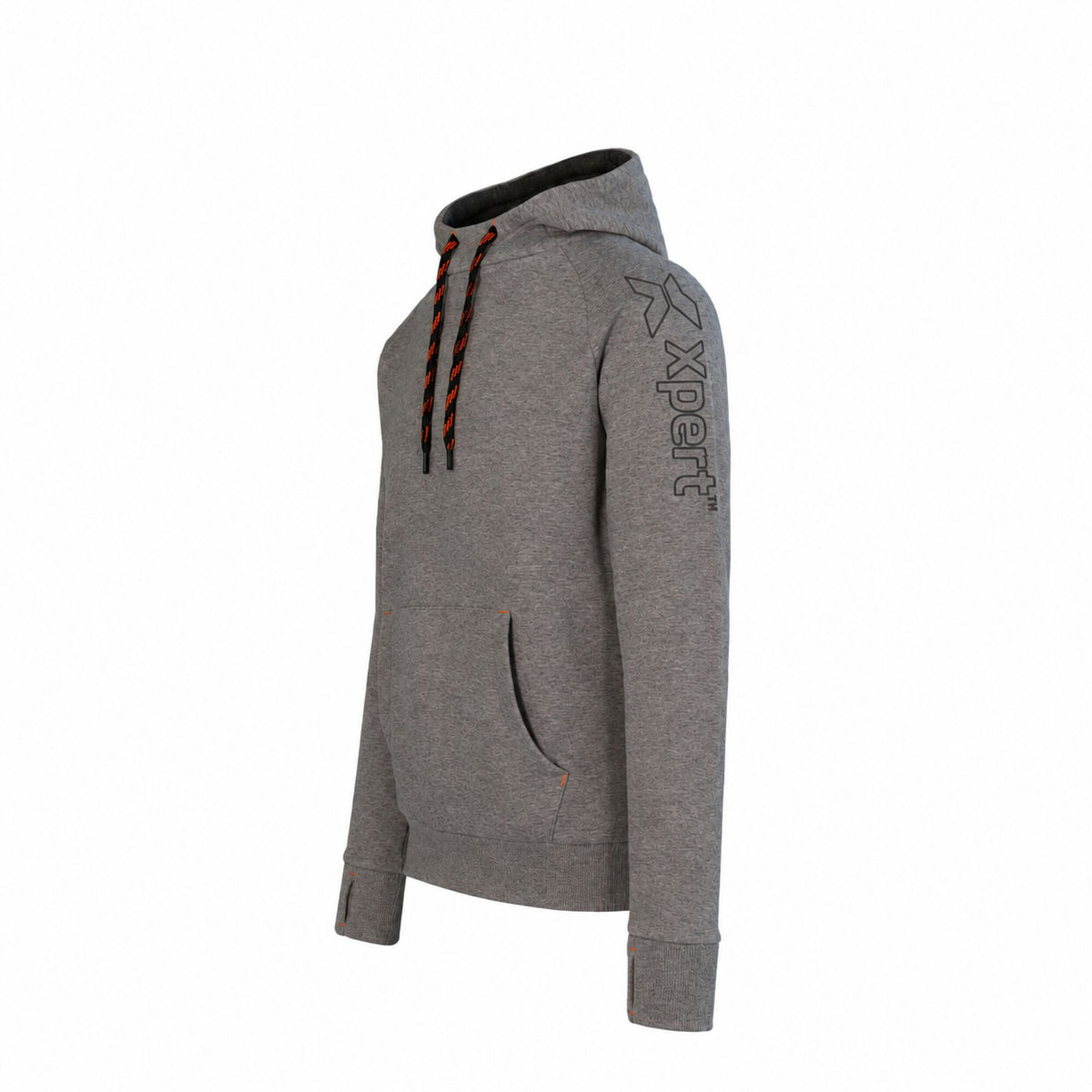 Xpert Pro Pullover Hoodie Grey Marl, front view
