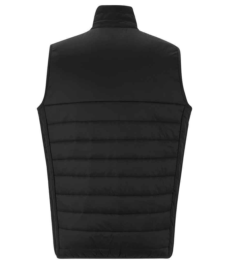 Regatta Professional - Loftlite Baffle Bodywarmer in Black/Black, back view