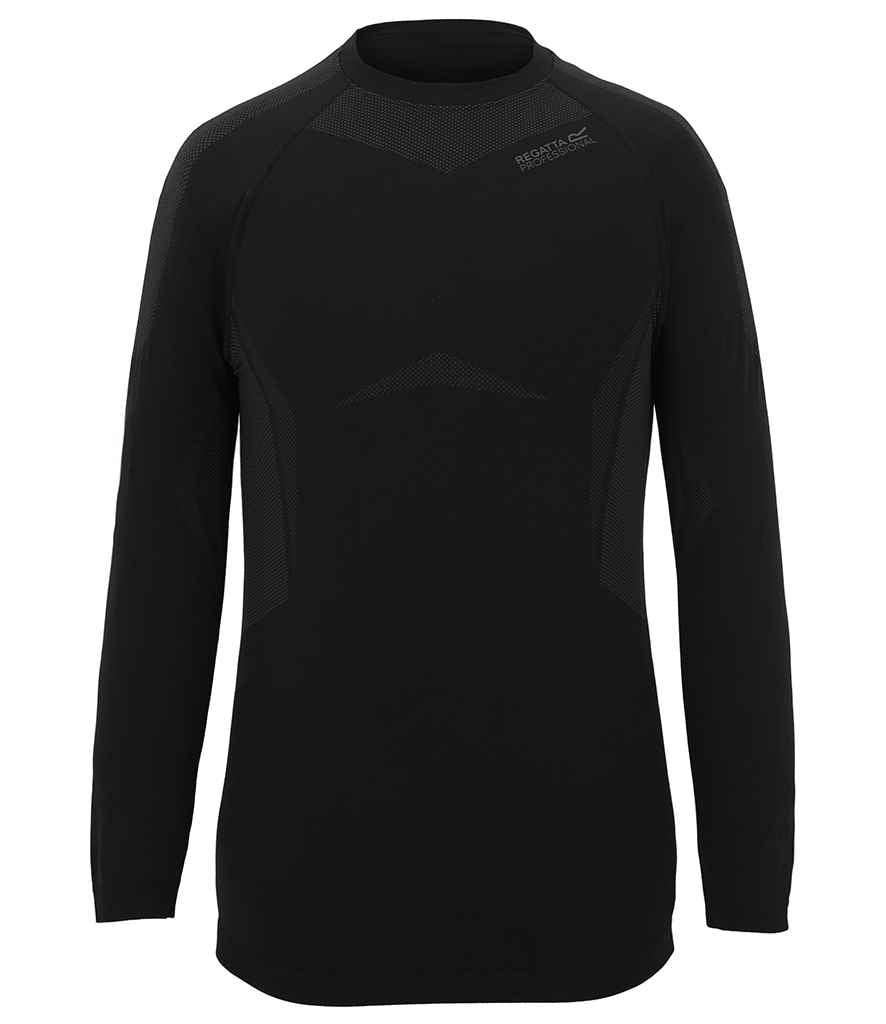 Regatta Professional - Pro Therma-Core Seamless Baselayer L/s Top in Black – 1