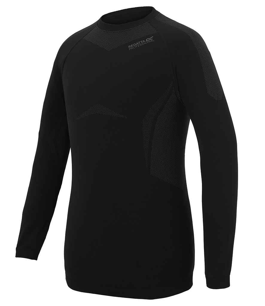 Regatta Professional - Pro Therma-Core Seamless Baselayer L/s Top in Black – 3