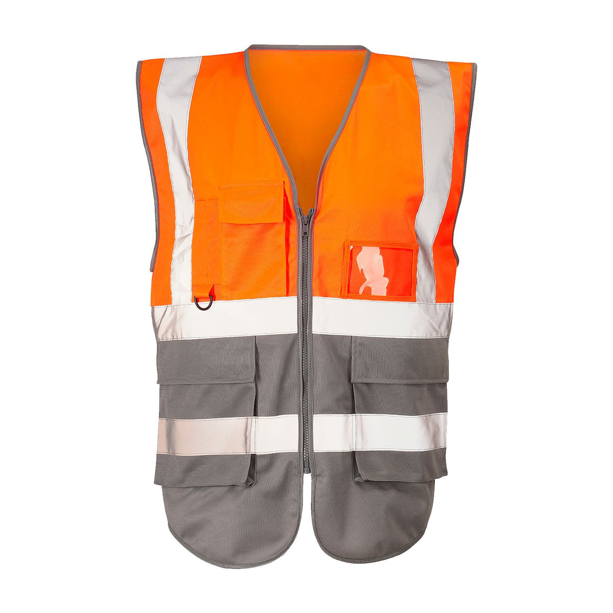 Supertouch Hi Vis Orange 2 Tone Executive Vest, image 4