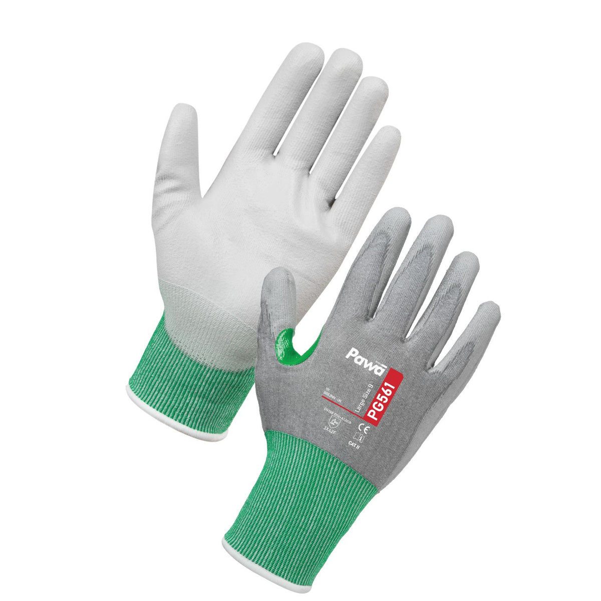 Pawa PawaÂ PG561 Cut F Cut-Resistant PU Gloves, image 2