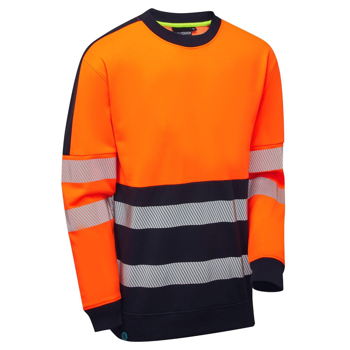 Supertouch Blue Sphere - Essentials Hi-Vis Eco CottonCool Orange Sweatshirt, main product image