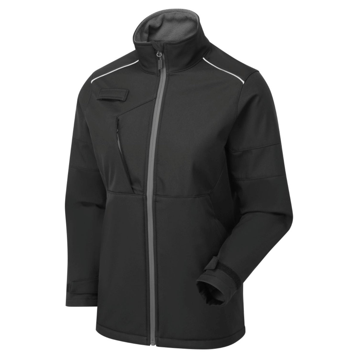 Supertouch Blue Sphere - System Eco 3 Layer Black/Grey Softshell Jacket â€“ Women's, main product image