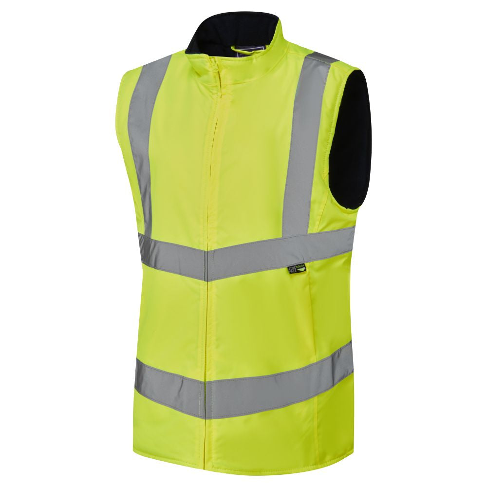 Supertouch - Ladies Hi Vis Yellow Anjali Body Warmer, main product image
