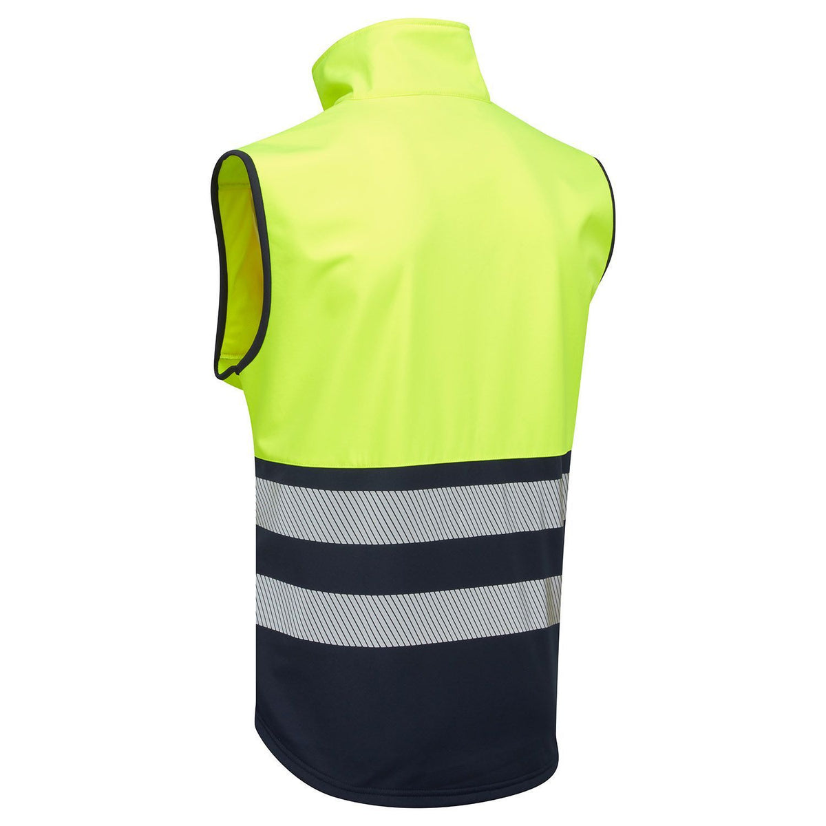 Supertouch Blue Sphere - Essentials Hi Vis Eco Coolair Yellow Softshell Gilet, image 6