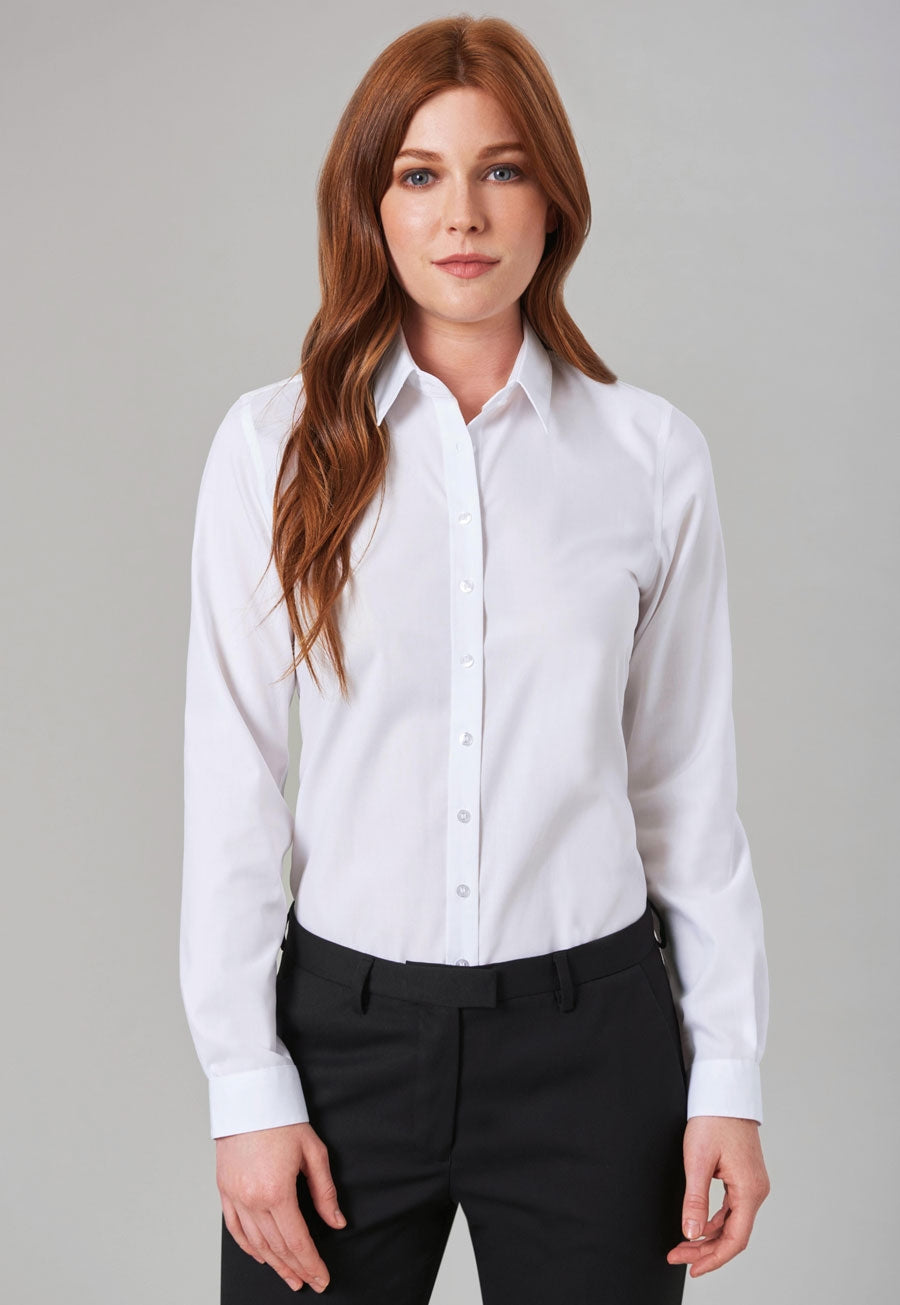 Brook Taverner Silvi Blouse in White, image 2