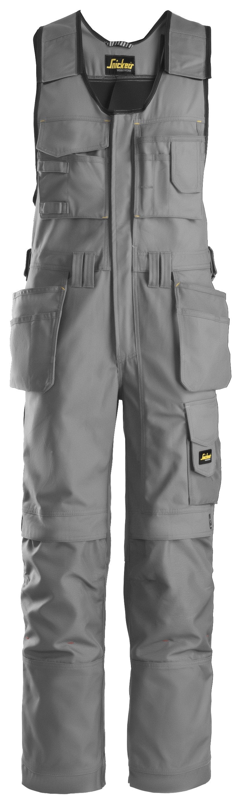 Snickers Workwear Craftsmen One-piece Trousers Holster Pockets, Canvas+ in Grey/Grey