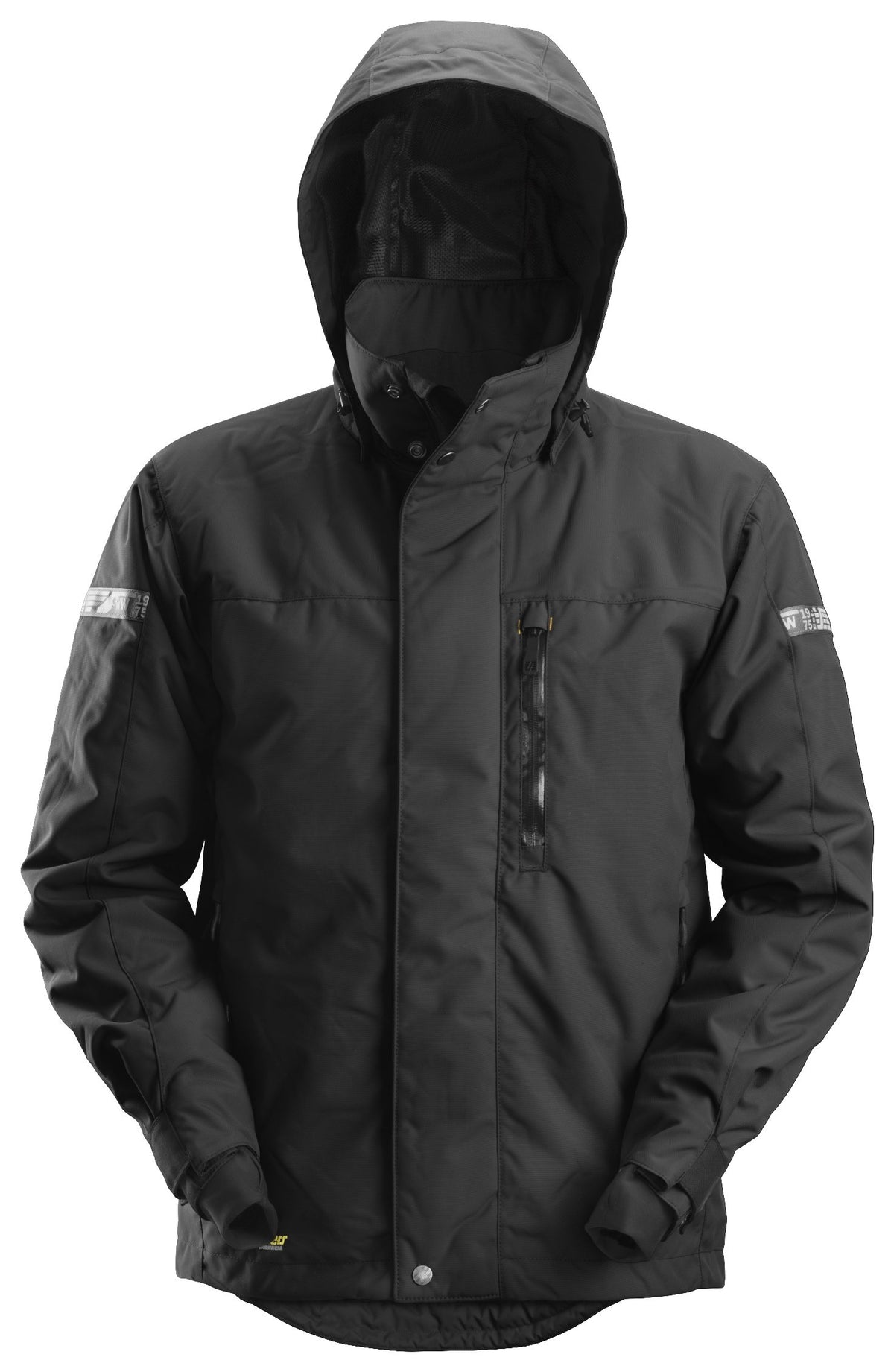 Snickers Workwear AllroundWork, Waterproof 37.5® Insulated Jacket in Black/Black