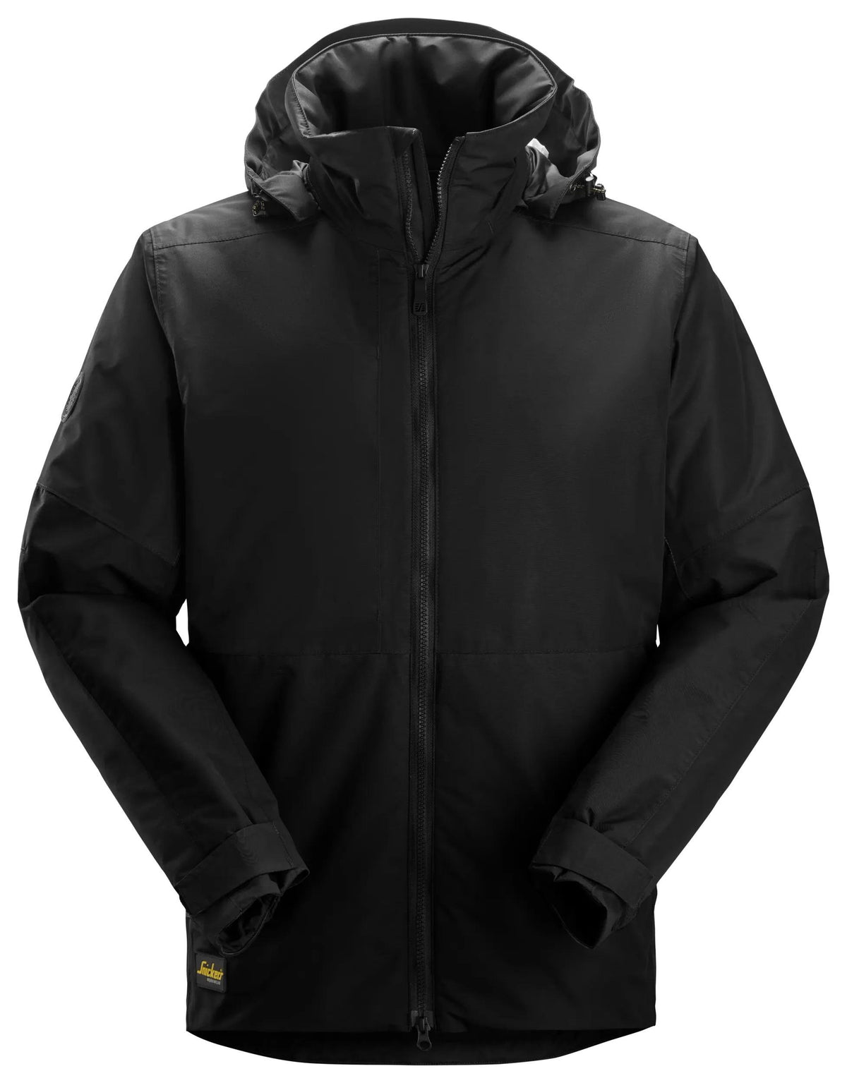 Snickers Workwear AllroundWork, Waterproof Insulated Jacket in Black/Black