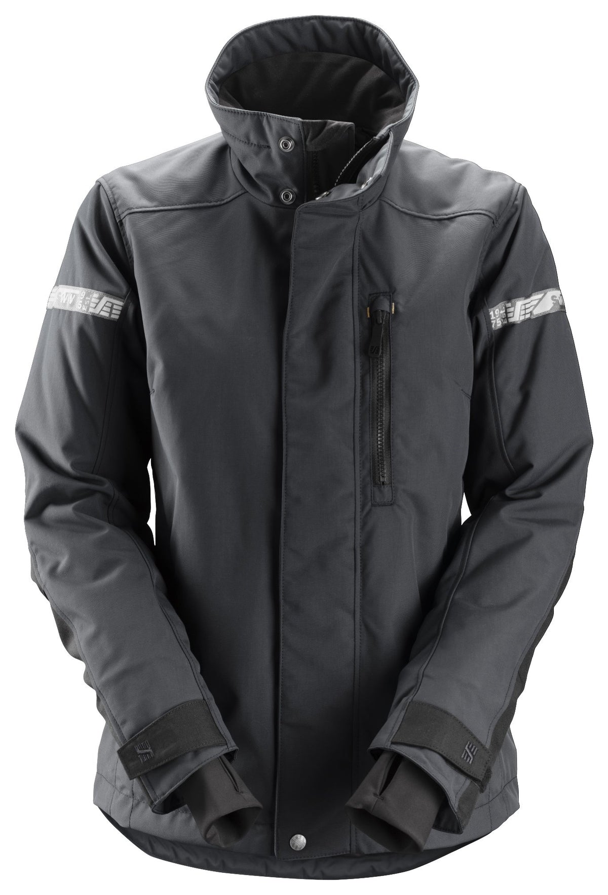Snickers Workwear AllroundWork, Women's 37.5® Insulated Jacket in Steel Grey/Black