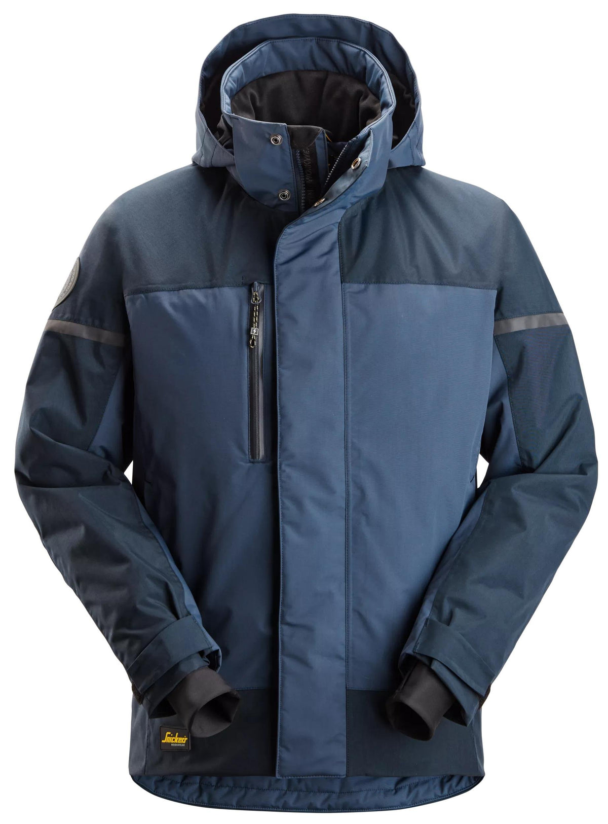 Snickers Workwear AllroundWork, Waterproof Insulated Jacket in Navy/Dark Navy