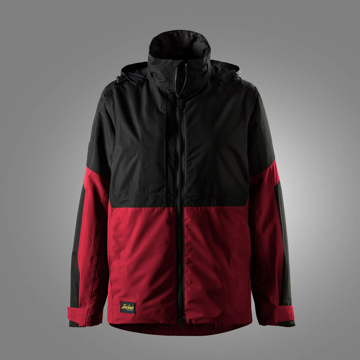 Snickers Workwear AllroundWork, Women's Waterproof Insulated Jacket in Chili Red/Black