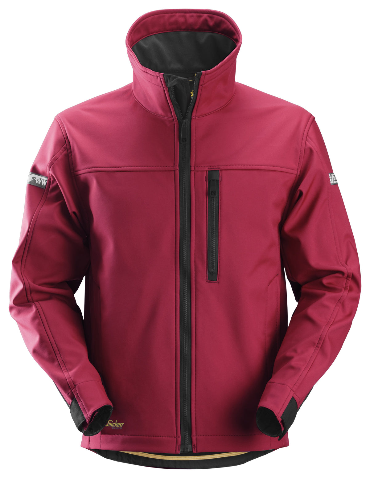 Snickers Workwear AllroundWork, Softshell Jacket in Chili Red/Black
