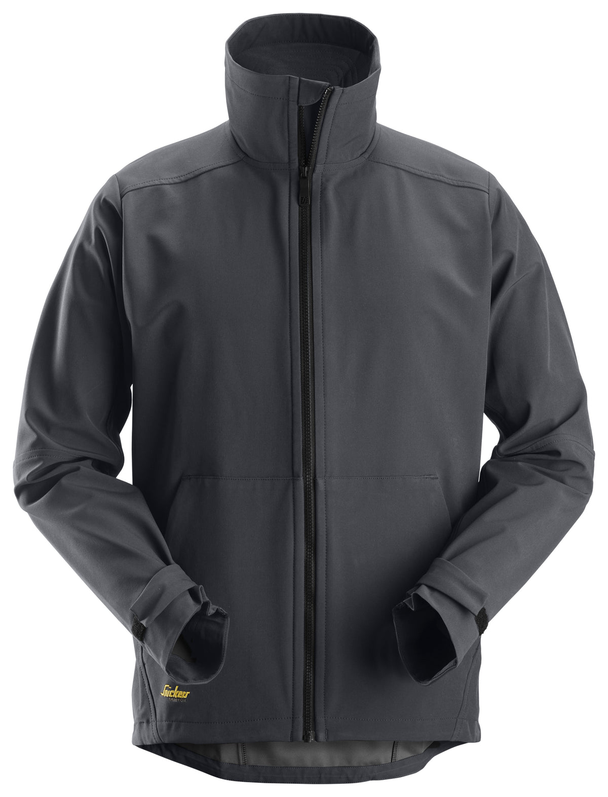 Snickers Workwear AllroundWork, Windproof Softshell Jacket in Steel Grey