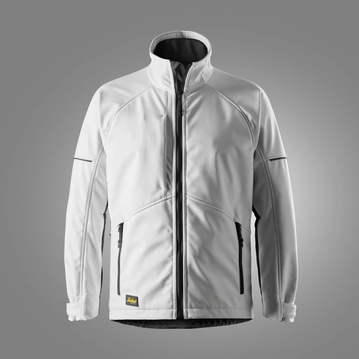Snickers Workwear AllroundWork, Softshell Jacket in White/Black