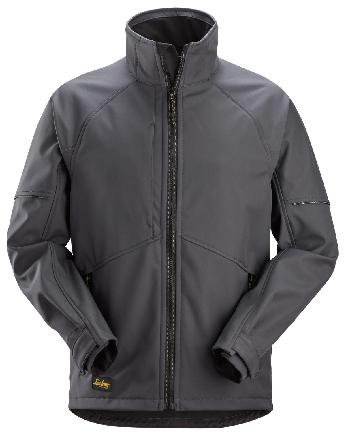 Snickers Workwear AllroundWork, Softshell Jacket in Steel Grey/Black