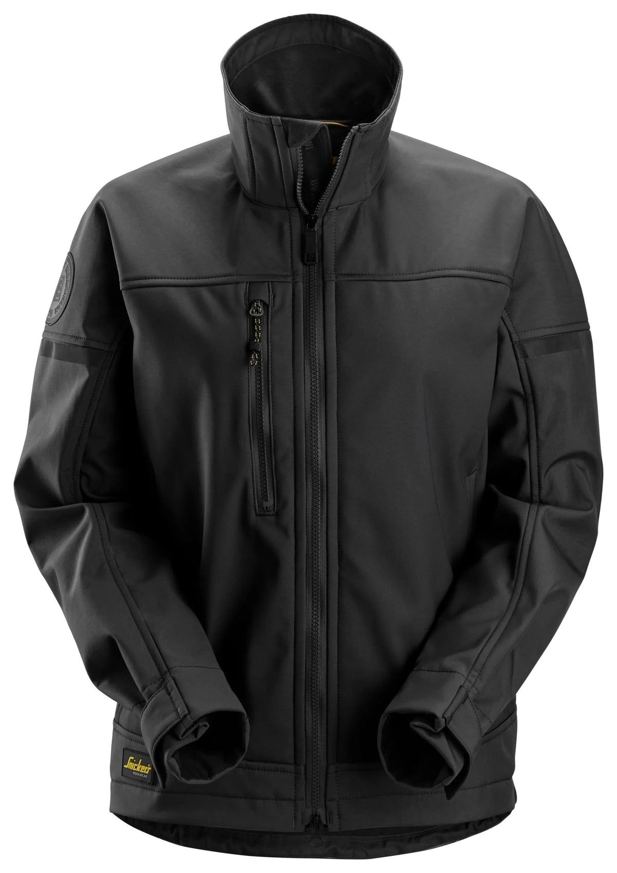 Snickers Workwear AllroundWork, Women’s Softshell Stretch Jacket in Black/Black